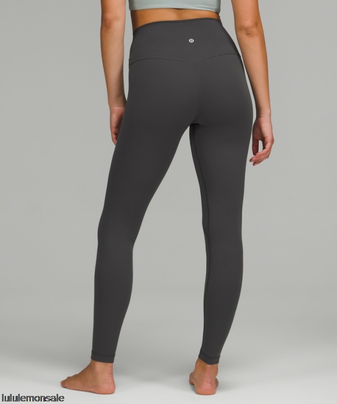 Lululemon Damen DELULU034 | Lululemon Deutschland Graphitgraue Align Hochhaushose 28